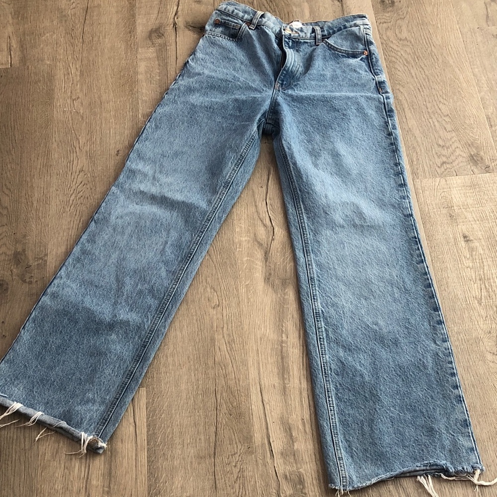 Zara size 4 wide leg Blue Women's Jeans